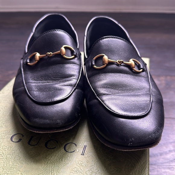 Gucci Agnello Plonge Horsebit Loafers - Picture 1 of 11